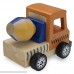 Wooden Wheels Chunky Toy Vehicles Natural Beech Wood by Imagination Generation Cement Mixer B014PMNW8K